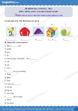 Đề thi học kì 2 Tiếng Anh 3 iLearn Smart Start - Đề số 4